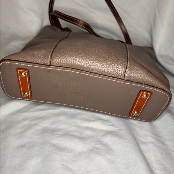 Dooney & Bourke Pebbled Leather Tote | Taupe Brown | Priced to Move - Picture 6 of 8
